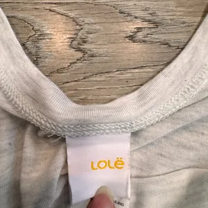 Lole Activewear Top Heathered Knit Oatmeal‎ Tan Comfy Tee Workout Size Small thumbnail 3