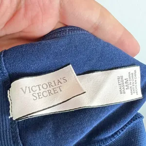 Victoria's‎ Secret Bralette Top Sz Medium Blue Festival Vacation Dainty thumbnail 4