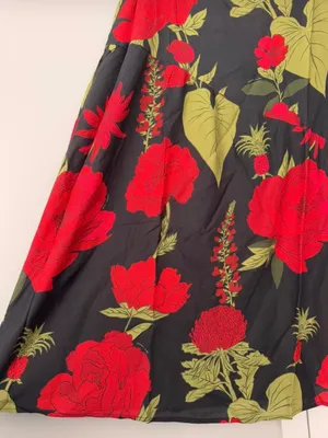 Farm Rio A-Line Floral Maxi Slip Skirt, Size XS thumbnail 7