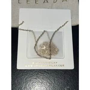 Leeada Gold Plated Red Oval Bezel Gemstone Pendant Necklace Pouch 18-20" Chain thumbnail 4