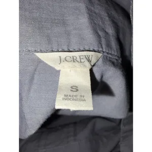 J.Crew Womens Strapless Chambray Cotton‎ Button Front Dress Blue Gray Size S thumbnail 6