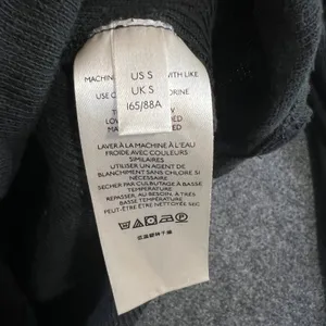 We The Free Free People Black Thermal Waffle Knit Raw Seam Top Thumbholes Small thumbnail 11
