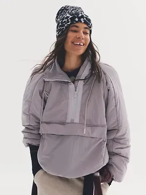 FP Movement In A Pillow Packable Puffer Pullover Oyster XL NWT thumbnail 1