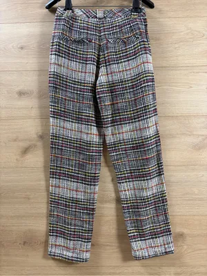 Free People Retro Plaid Pants Size 0 thumbnail 6