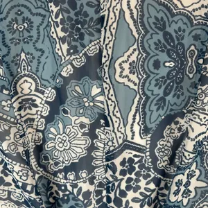 Show‎ Me Your Mumu Blue Paisley Print Bailey Back Tie Romper Long Sleeve XS thumbnail 12