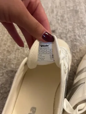 Gola Coaster Silver Sneaker White Size 8.5 thumbnail 7