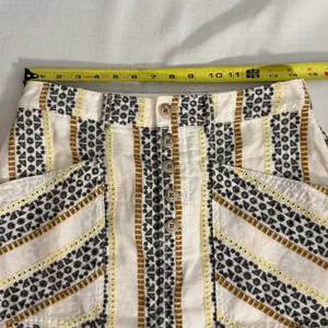 Anthropologie Quincy embroidered eyelet button-fly pencil skirt 6 thumbnail 6