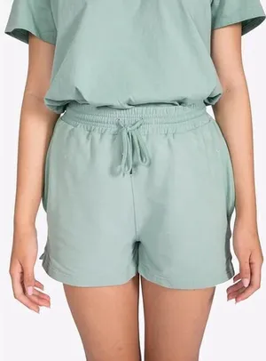 L'Couture Revive Lounge‎ Sweat Shorts Sage Green thumbnail 1