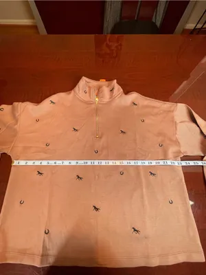 Belldini Equestrian Chic Quarter-Zip Pullover "Brown Sugar Horse" 1XL Western thumbnail 9