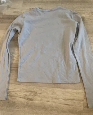 heart pointelle leah long sleeve top thumbnail 3