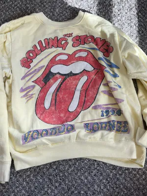 Crew Neck Sweatshirt Yellow Size M thumbnail 1