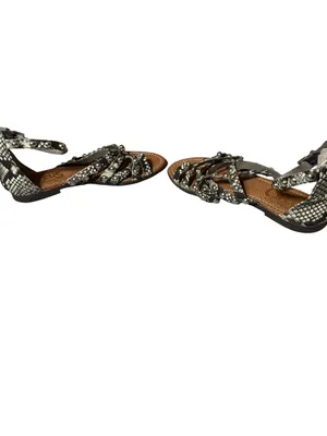 Circus by Sam Edelman Carla Snake Studded Gladiator Sandals Sz 7.5 thumbnail 5
