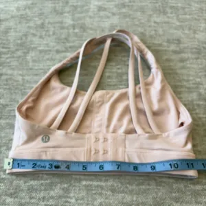 Lululemon In Alignment Straight-Strap Bra Womens Sz 2 Dusty Rose Adjustable Yoga thumbnail 9
