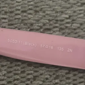 Coach Chic Black and Pink Sunglasses frames thumbnail 6