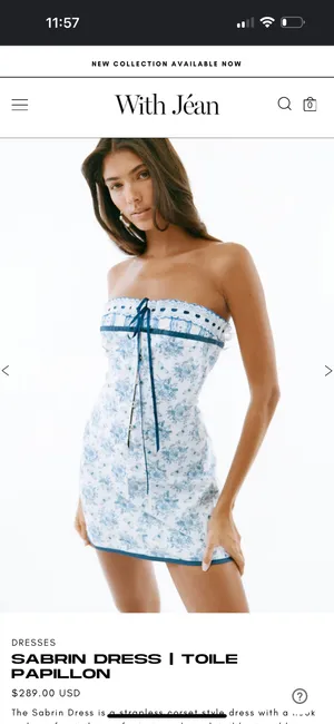 With Jean Sabrin dress thumbnail 2