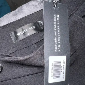 White Fox Boutique Last Night Pants in Black Size Medium New with tag thumbnail 6