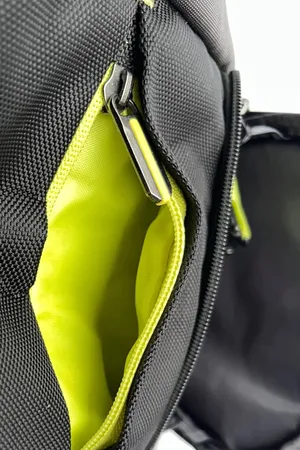 Solo Black Sling Backpack Crossbody Bag, Zip Closure, Adjustable Strap Pockets thumbnail 13