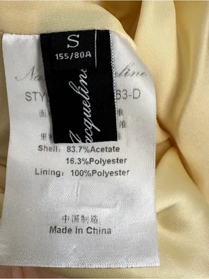 Nana Jacqueline Caroline Dress in Butter Yellow thumbnail 10