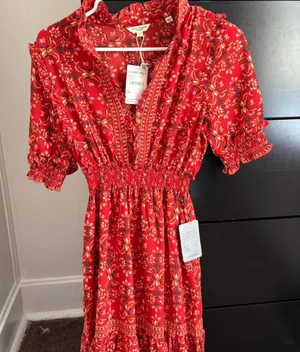 Max Studio maxi dress red thumbnail 1