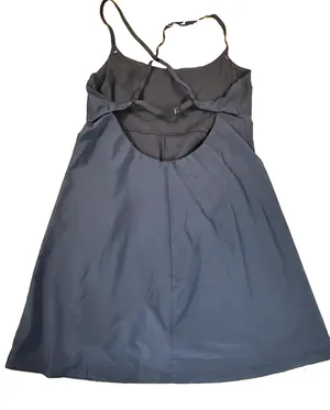 OFFLINE by Aerie Real Me Exercise Mini Dress Black Active Athletic Cutout XS thumbnail 2