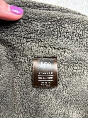 REI Women’s Small Burnt Orange Insulated Fleece Lined Snap Vest thumbnail 3
