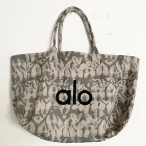Alo Yoga Grey Tie Dye Shopper Tote Bag thumbnail 6