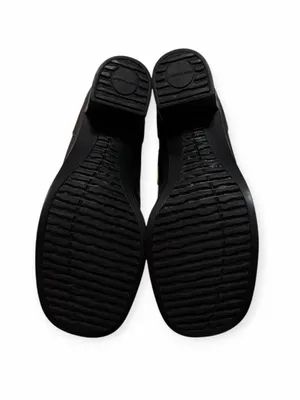 Vintage Hush Puppies Black Heeled Loafers, Women’s Size 5.5 thumbnail 7