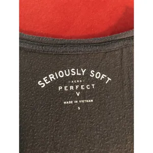 Aeropostale seriously soft grey v-neck short sleeve t-shirt Size Small thumbnail 4