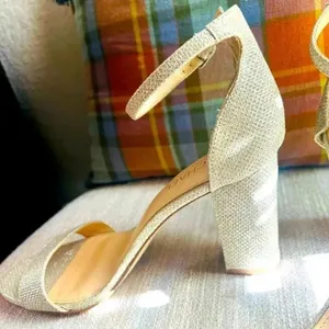 MICHAEL SHANNON golden shoes size 8 new thumbnail 2