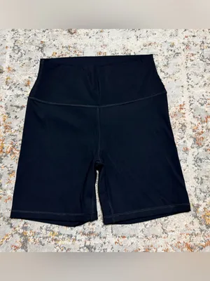 CRZ YOGA Butter Luxe High Waisted Biker Shorts Medium black thumbnail 2