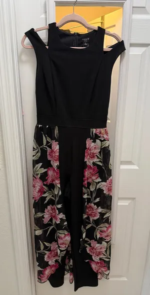 Along mixed dress Black Size 6 thumbnail 1