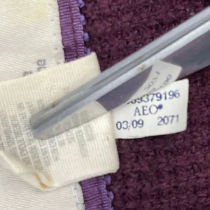 Y2K Aerie Waffle Knit Henley Top Women Large Cozy Stretch Bella Elena‎ Grunge thumbnail 9