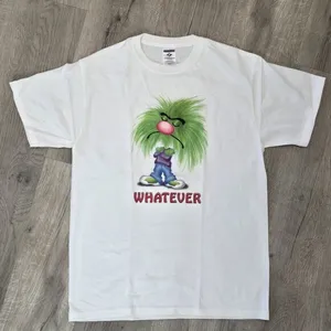 Jerzees Heavyweight Blend "Whatever" Graphic Tee White M funny cute weird thumbnail 1