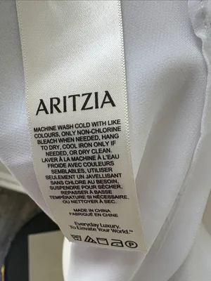 Aritzia Talisman White Halter Top XL thumbnail 5