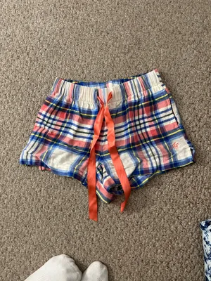 american eagle women's flannel boxer shorts thumbnail 2