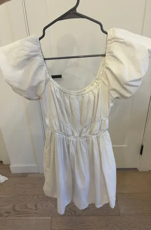 Hollister White Babydoll Dress thumbnail 1