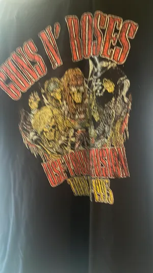 Guns and Roses concert shirt thumbnail 1