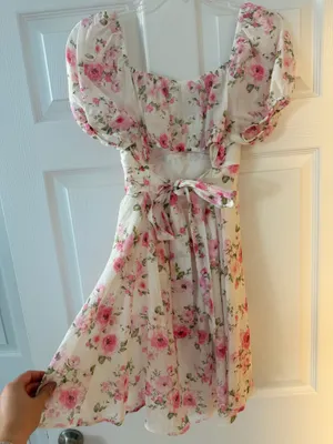 Floral dress Pink thumbnail 2