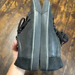 UGG luxe minimalist size 8 black lace up sneakers thumbnail 4