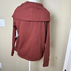 Nordstrom ZELLA New NWT Drape Neck Sweatshirt Topper Jacket Size Large thumbnail 7