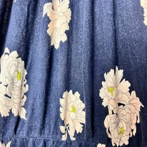 Old Navy Womens Floral Print Elastic Waist Dress Sz L thumbnail 6
