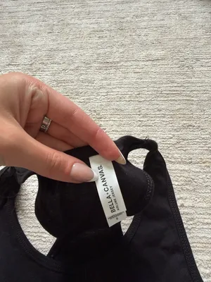 Bella Canvas Black Racerback Logo Tank (Size Small) thumbnail 4