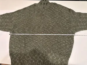 Offline by Aerie Chunky Knit 3/4 Zip Sweater Thumbhole Oversized Sweater Large thumbnail 8