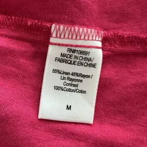 Young Fabulous & Broke Cape Code Pink Linen Maxi Dress M Eyelet Crochet Caftan thumbnail 11