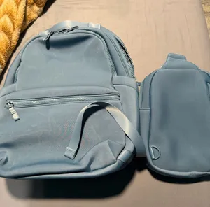 All In Motion Men's Light Blue Backpack with Sling Pouch thumbnail 1