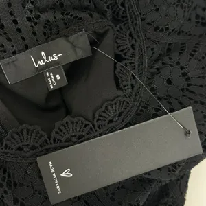 Lulus Appetite for Seduction Black Lace Long Sleeve Dress Party Gothic Small NWT thumbnail 7