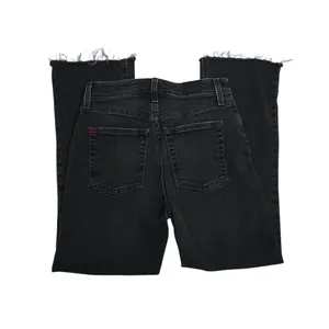 BDG Womens 26 Kick Flare High Rise Cropped Jeans in Black thumbnail 5