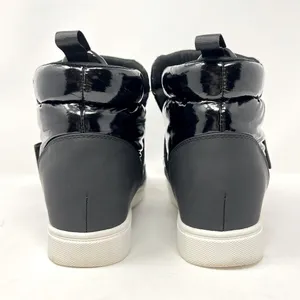 JF Sinead Patent Nylon Black Arctic Lite Strap Puffy Boot High Top Sneaker 10 thumbnail 10