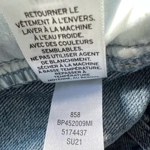 BP. Quilt Patchwork Tapered High Rise Denim Blue‎ Jeans Size 29 NWT thumbnail 7