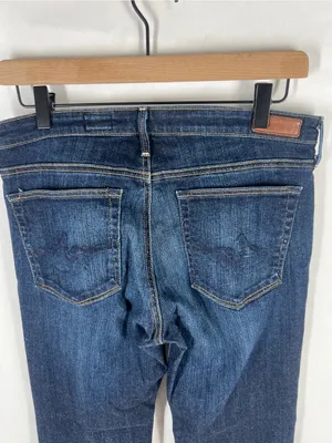 AG Adriano Goldschmied The Angel Boot Cut Jeans Dark Wash Size 30R thumbnail 8